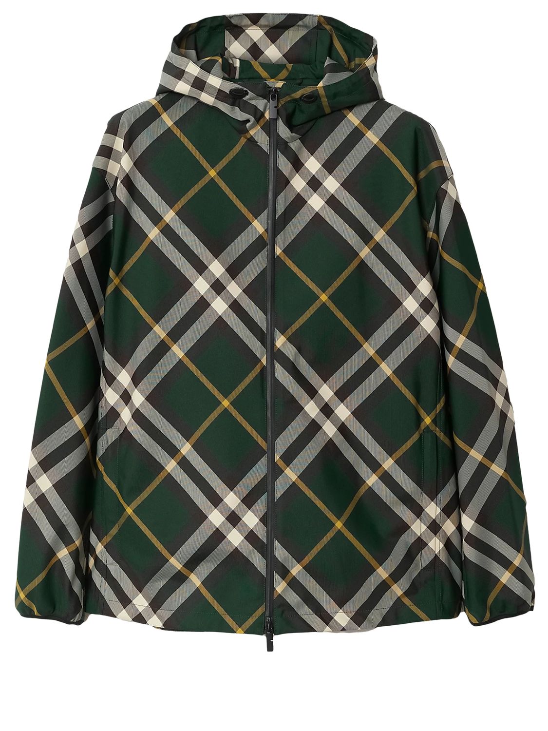 BURBERRY Green Polyester Men's Jacket for SS24