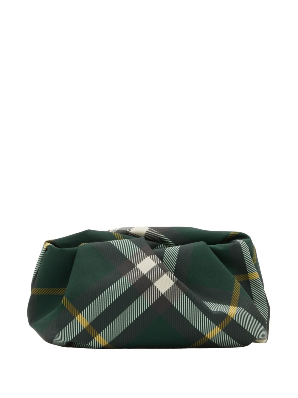 Ruched Rose Clutch in Green for Women (SS24)