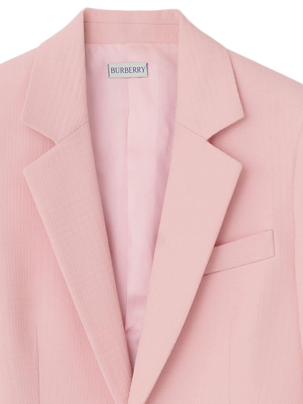 Soft Pink Wool Jacket