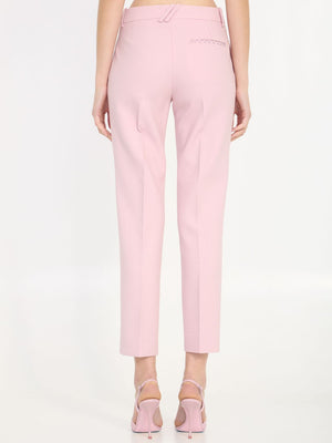 Stylish Tailored Trousers in Vibrant Pink - Regular Fit - UK Sizes