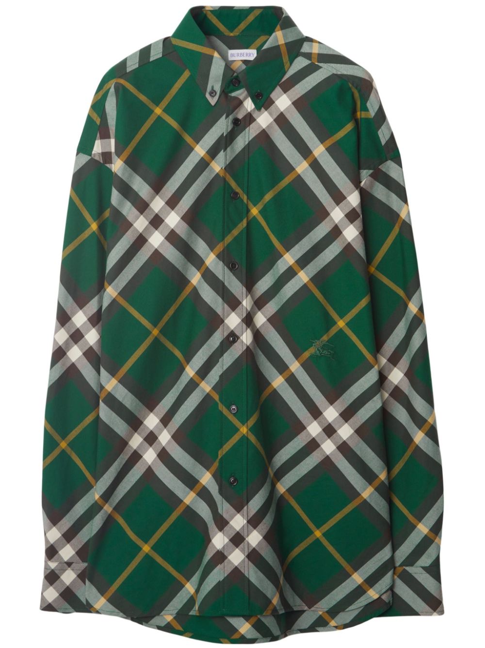 BURBERRY Green 24SS Long Sleeve Shirt for Men