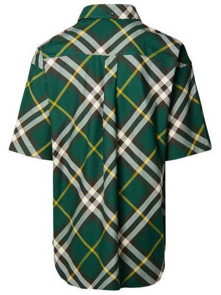 BURBERRY Stylish 24SS Men's Short Sleeve Shirt in Ivy IP Check