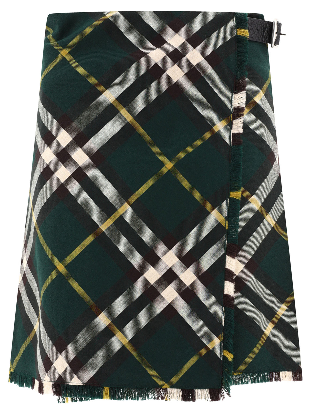 BURBERRY 24SS Green Mini Skirt for Women