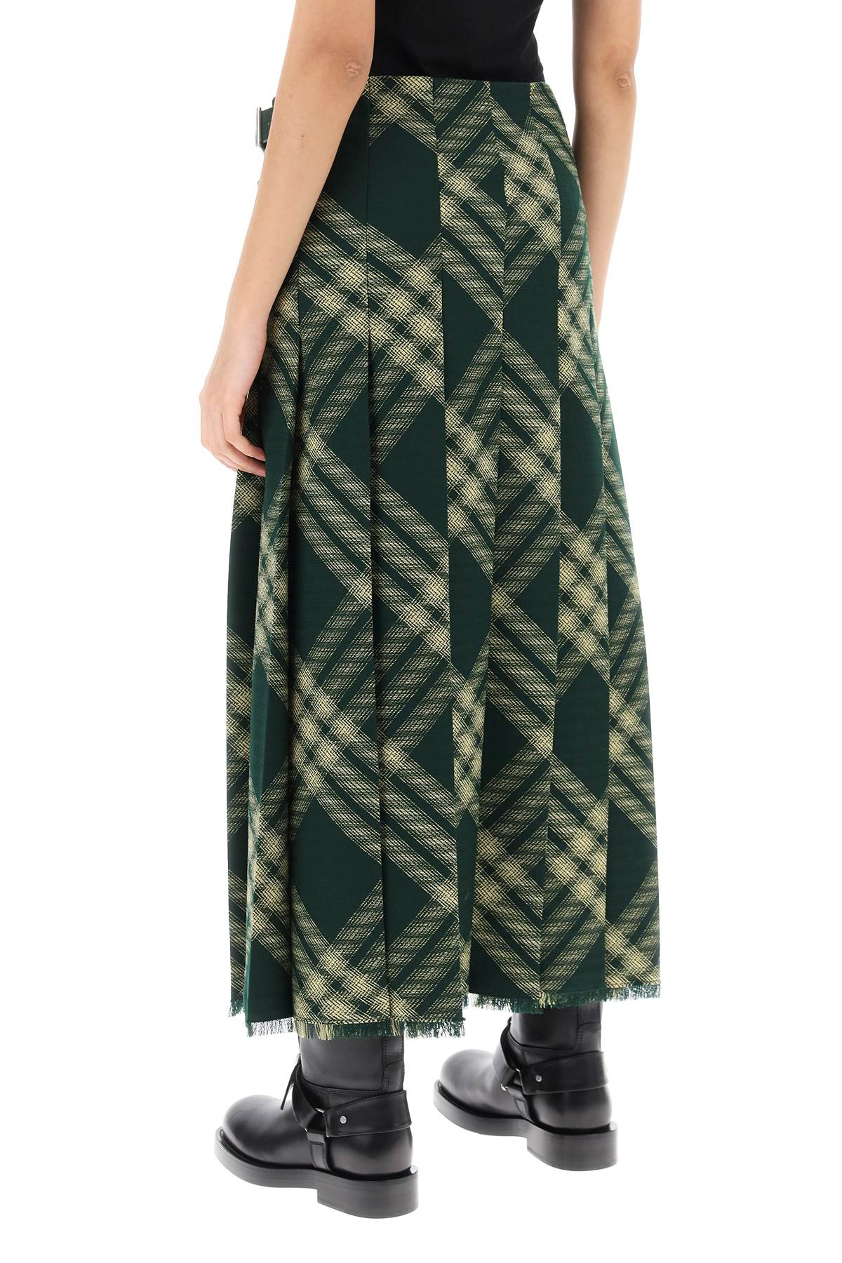 BURBERRY Multicolor Mid Skirt for Women - 24SS Collection