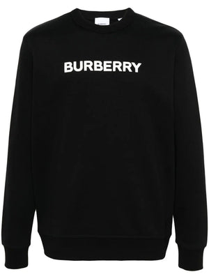 BURBERRY Classic Black Men's Sweatshirt for SS24