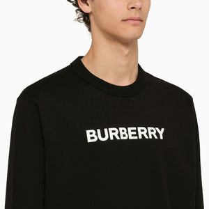 BURBERRY Classic Black Men's Sweatshirt for SS24