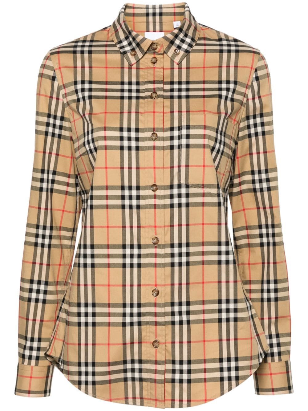 BURBERRY Lapwig Check Mini Shirt for Women