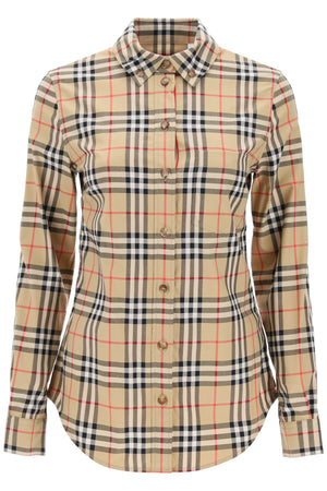 BURBERRY Lapwig Check Mini Shirt for Women