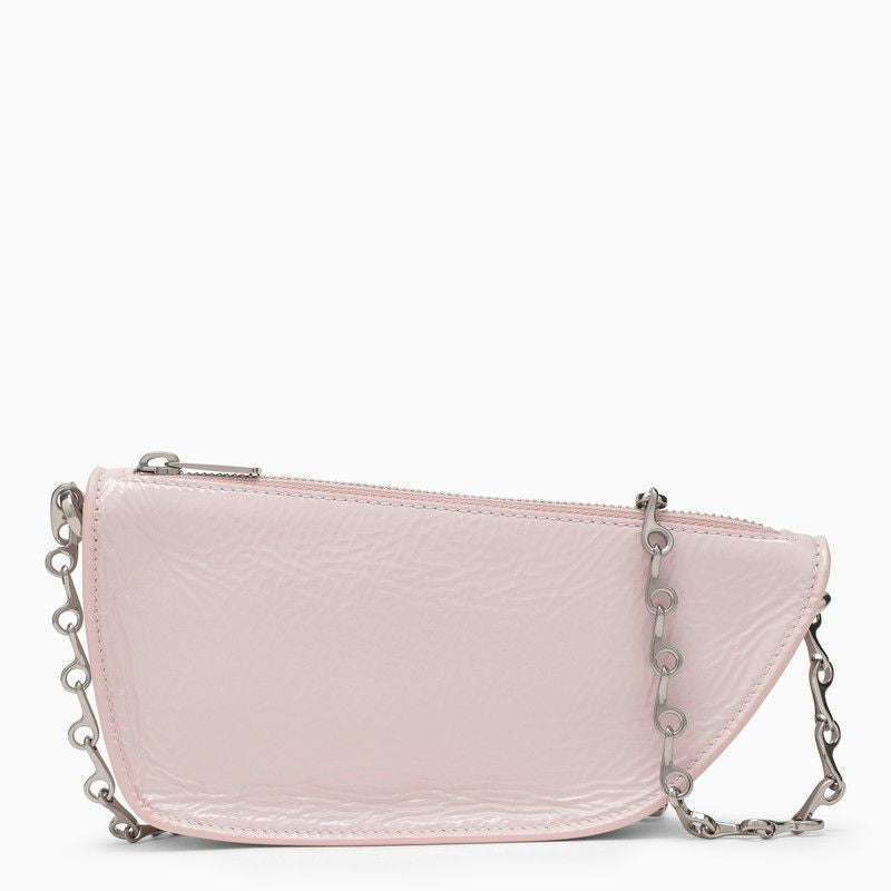 BURBERRY Micro Pink Leather Crossbody Handbag for Women