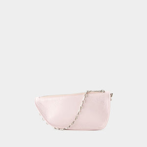 BURBERRY Pink Micro Sling Shield Crossbody for Women - SS24 Collection