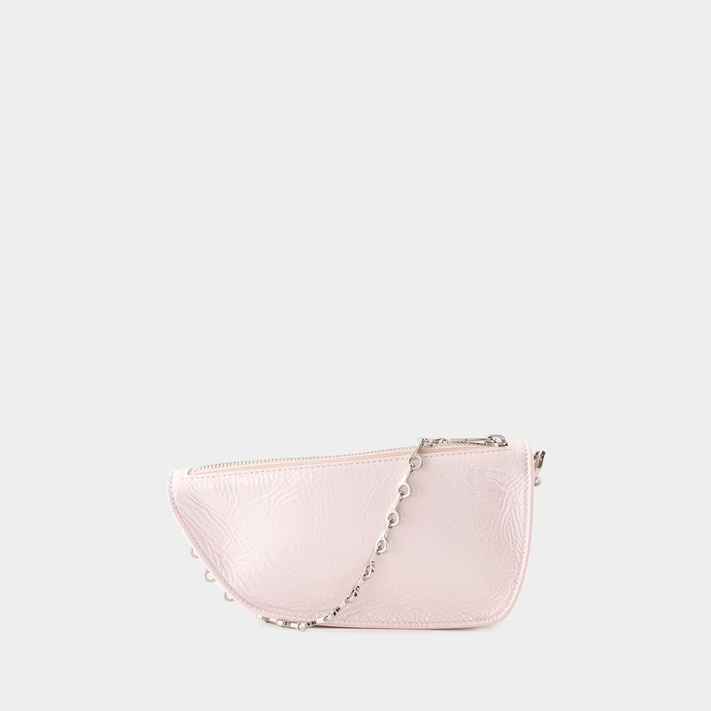 BURBERRY Pink Micro Sling Shield Crossbody for Women - SS24 Collection