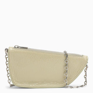 Shield Micro Shoulder Handbag in Cream Lambskin for SS24