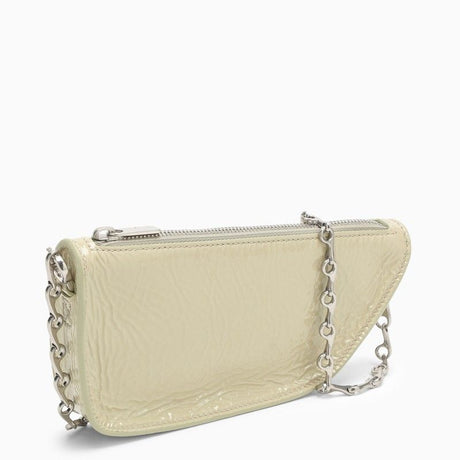 Shield Micro Shoulder Handbag in Cream Lambskin for SS24
