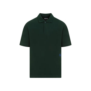 BURBERRY Green Cotton Polo Shirt for Men - SS24 Collection