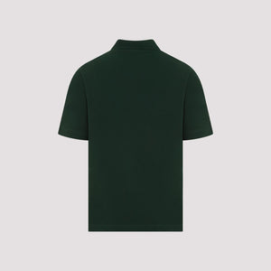 BURBERRY Green Cotton Polo Shirt for Men - SS24 Collection