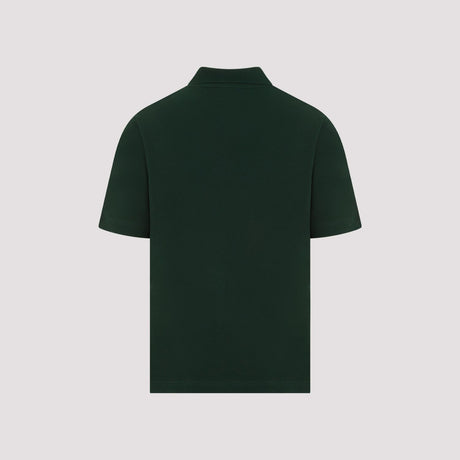 BURBERRY Green Cotton Polo Shirt for Men - SS24 Collection