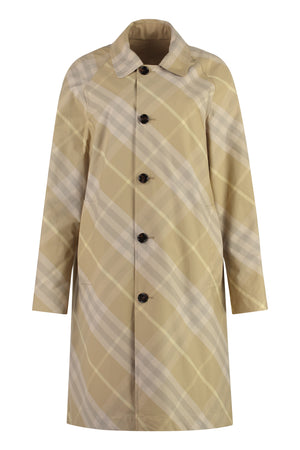 Stylish Checkered Reversible Trench-Jacket for Women