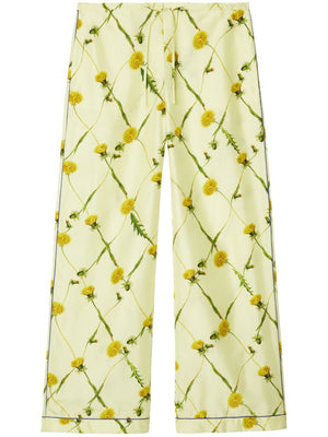 Sherbet Floral Print Silk Pants - SS24