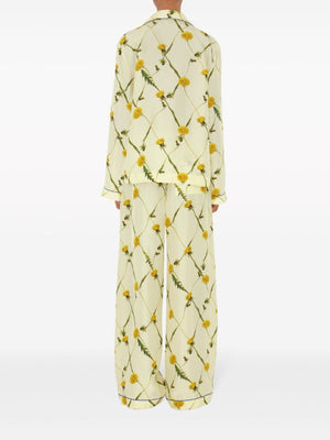 Sherbet Floral Print Silk Pants - SS24