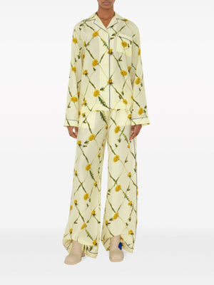 Sherbet Floral Print Silk Pants - SS24