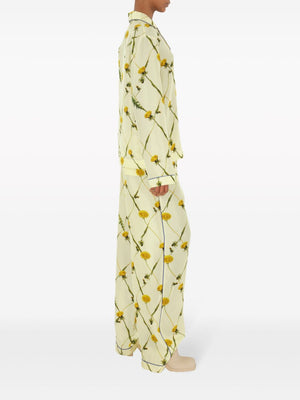 BURBERRY Silk Floral Pajama Pants for Women