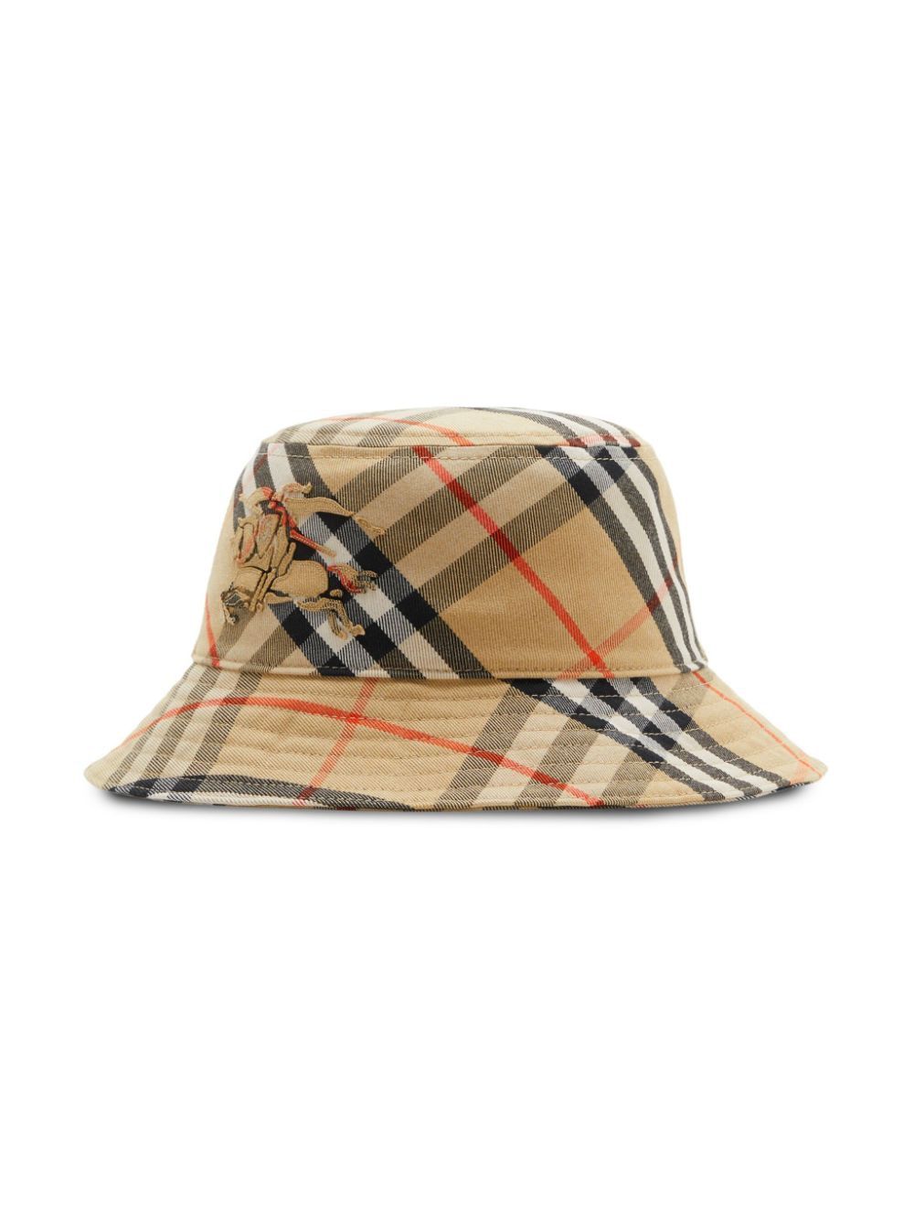 BURBERRY Chic Checkered Bucket Hat