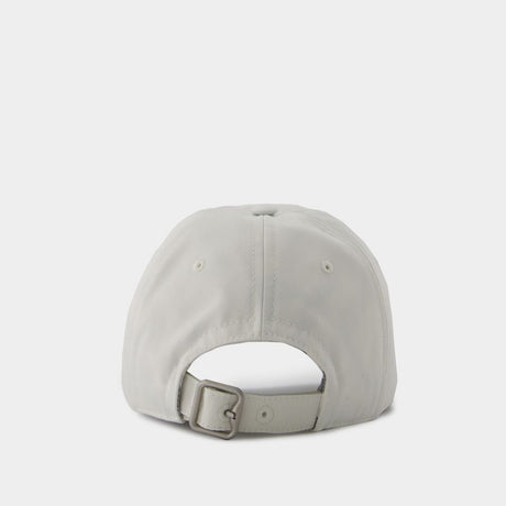 BURBERRY Unisex White Applique Cap for SS24