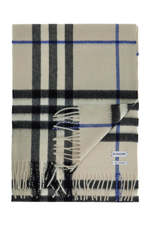 BURBERRY Giant Check Cashmere Scarf for Women