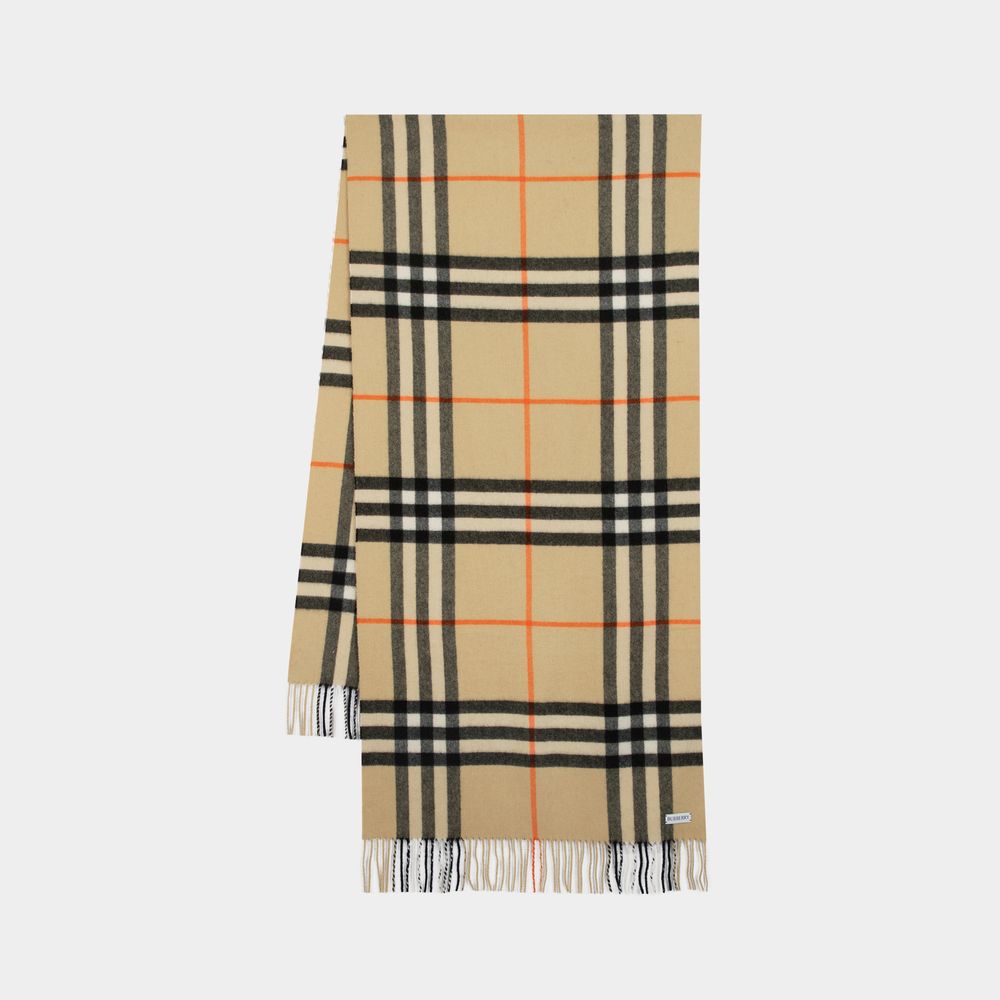 BURBERRY GIANT CHECK SCARF