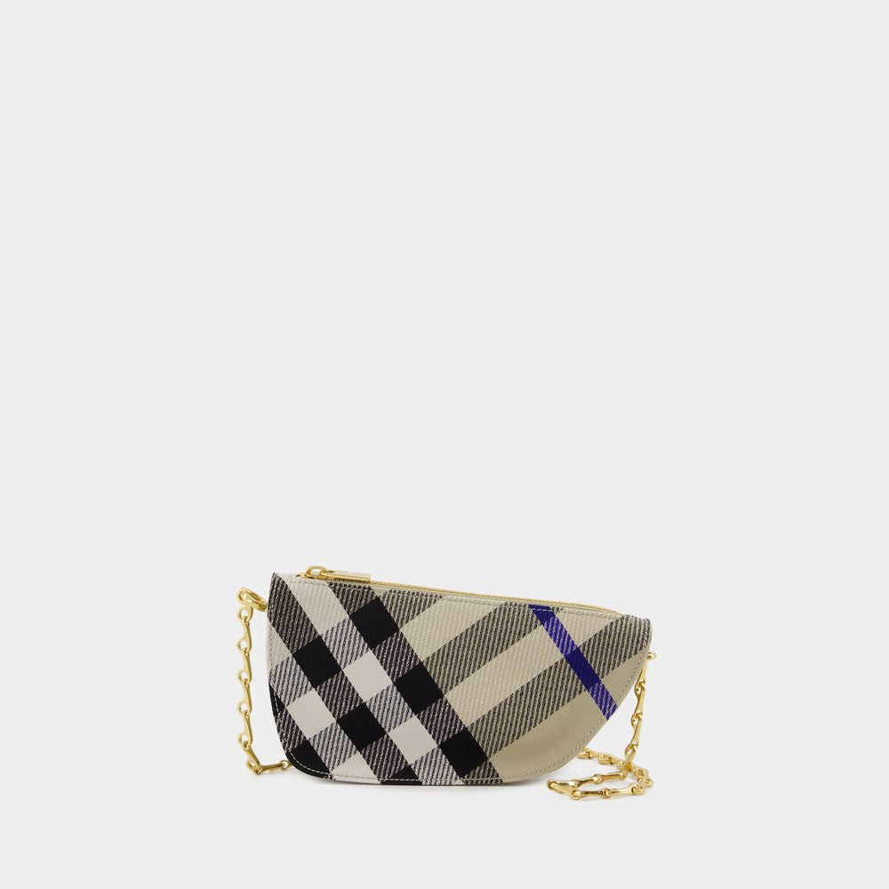 BURBERRY Micro Shield Mini Wallet on Chain