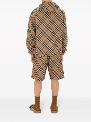 BURBERRY Vintage Check Print Drawstring Shorts for Men