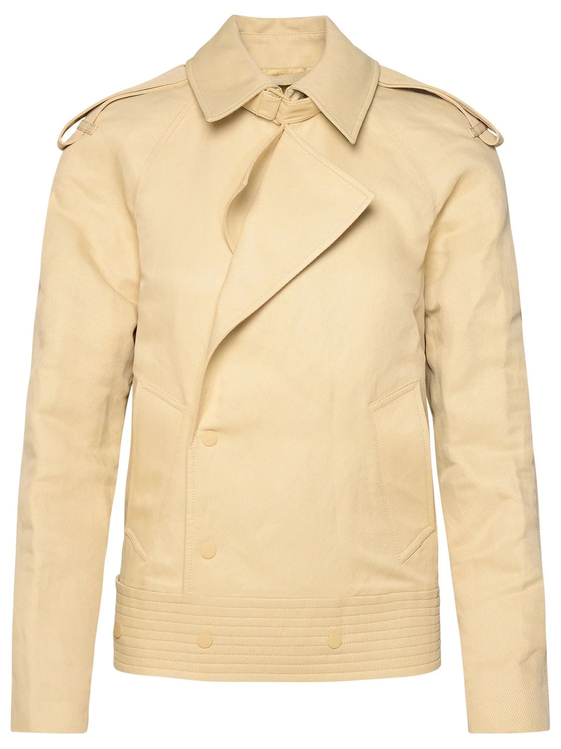 BURBERRY Beige Jacket with Buttons for Women - SS24 Collection