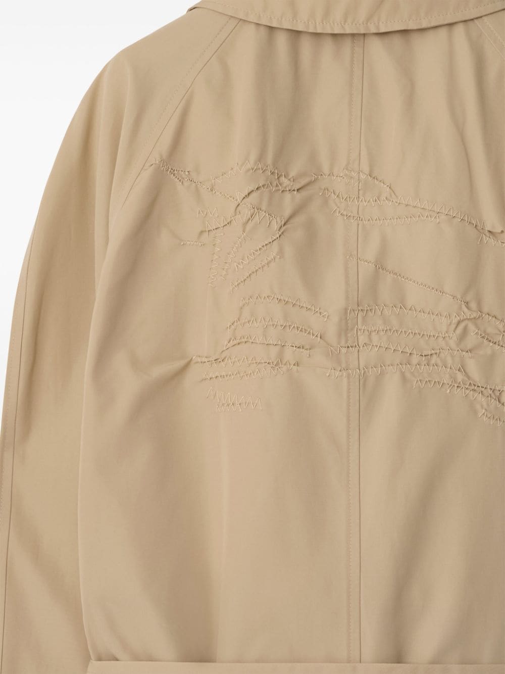 BURBERRY Elegant Knight Motif Trench Jacket