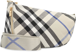 BURBERRY Medium Check Pattern Shield Crossbody Bag