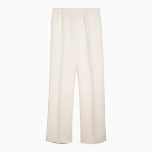 BURBERRY Elegant White Viscose Blend Trousers for Women - SS24