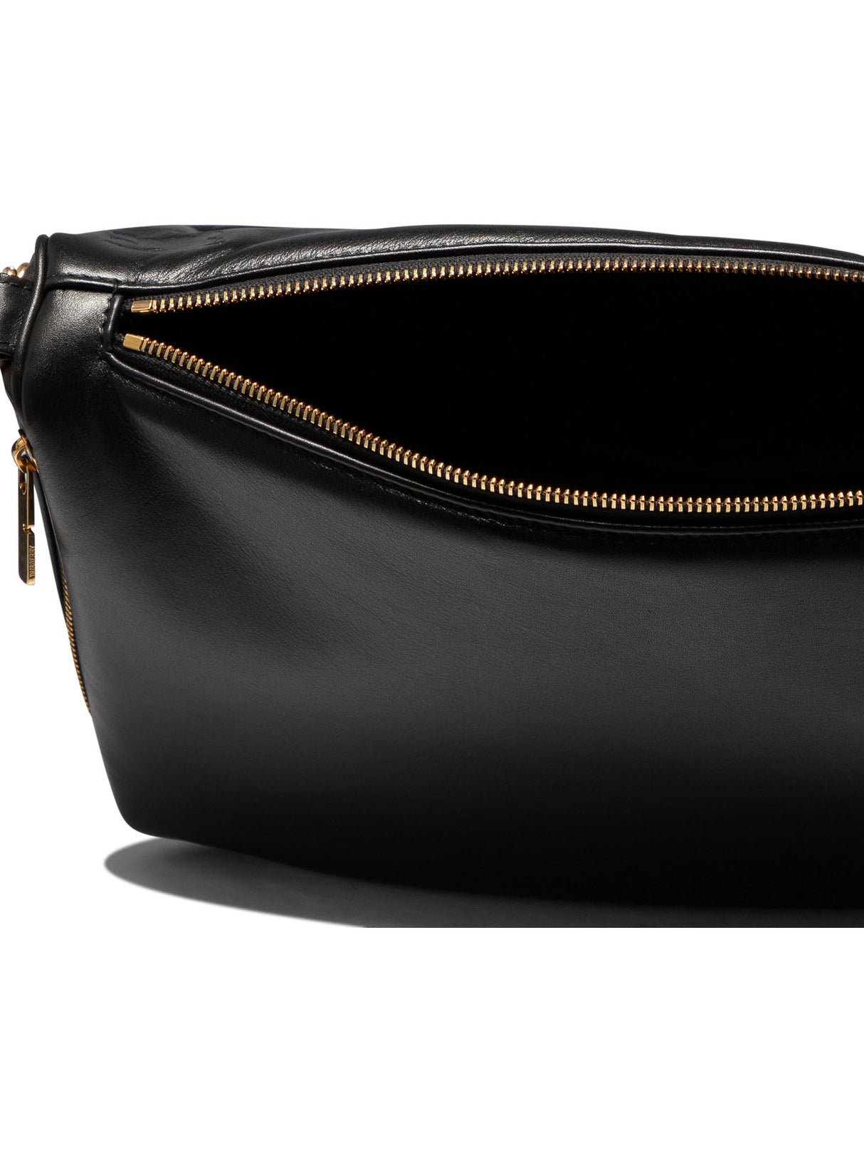 BURBERRY Black Leather Messenger Shield Medium Shoulder Bag with Gold-Tone Hardware, 34x14x19 cm