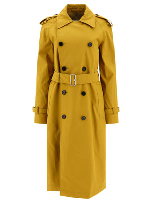 BURBERRY Yellow Trench Coat for Women - 2024 Spring/Summer Collection