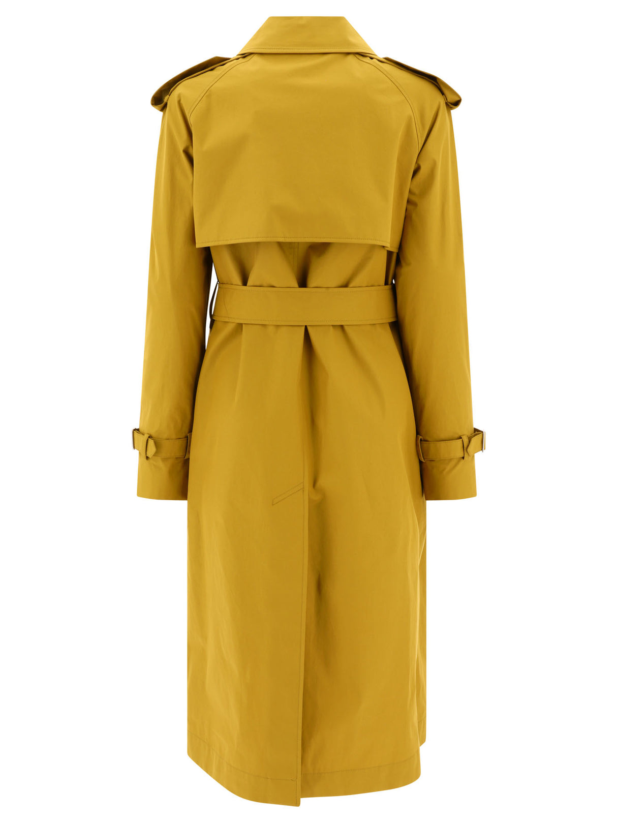 BURBERRY Yellow Trench Coat for Women - 2024 Spring/Summer Collection