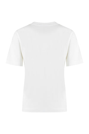 クルーネックの白いTシャツ レディース - SS24 コレクション