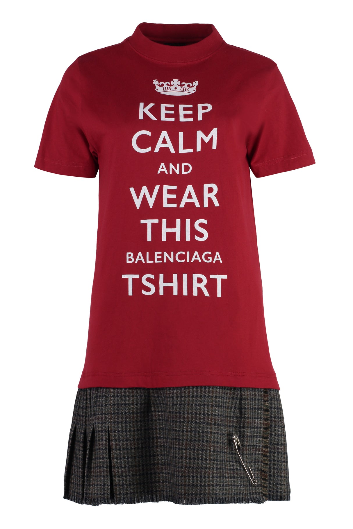 BALENCIAGA Chic Cotton Mini Dress for Women