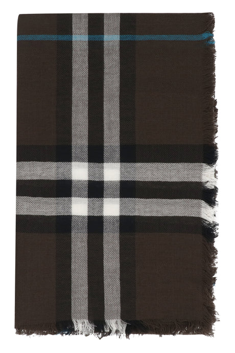 BURBERRY Classic Check Wool Scarf 200x90 cm