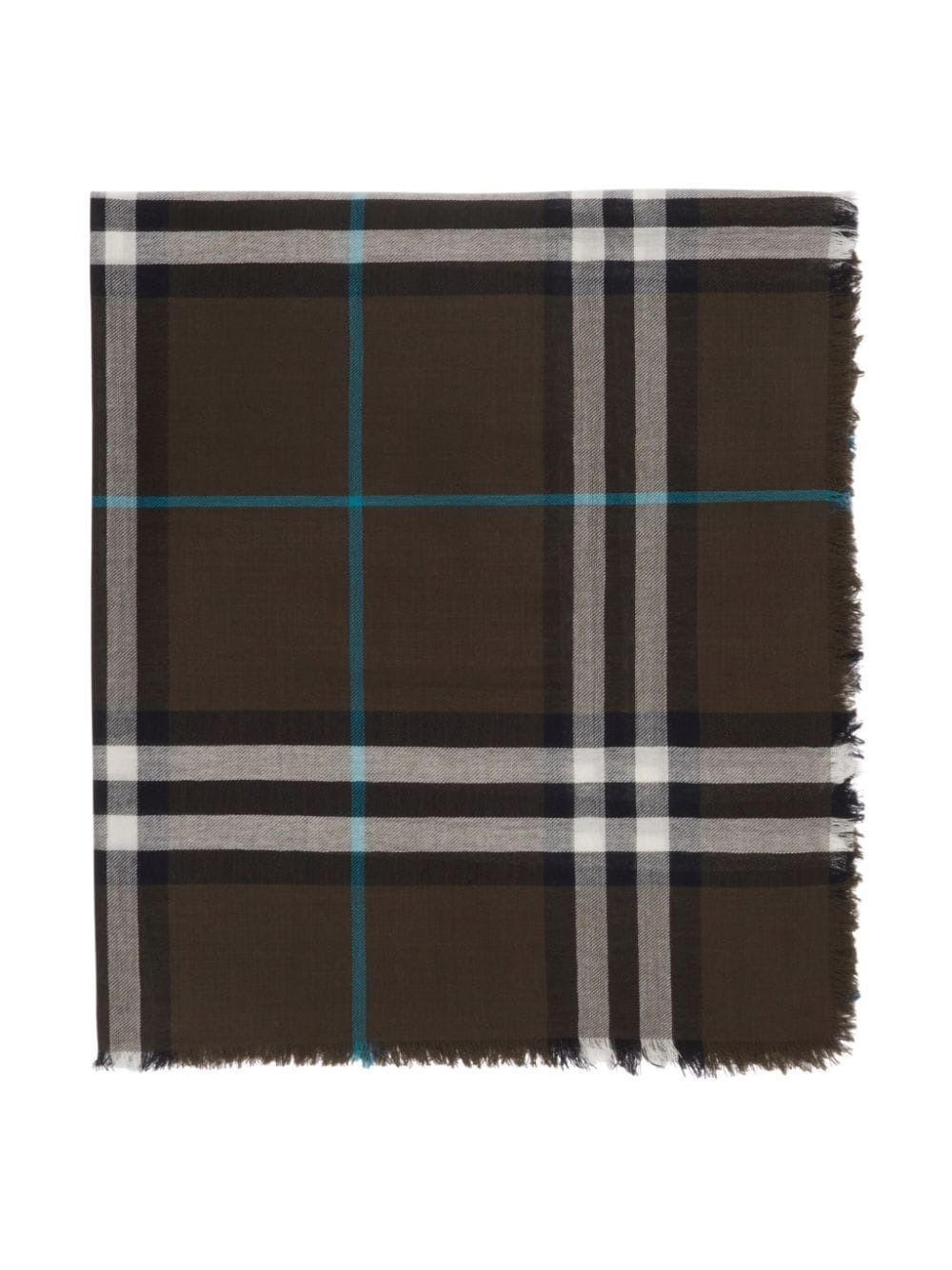 BURBERRY Giant Military Scarf with Black Checks