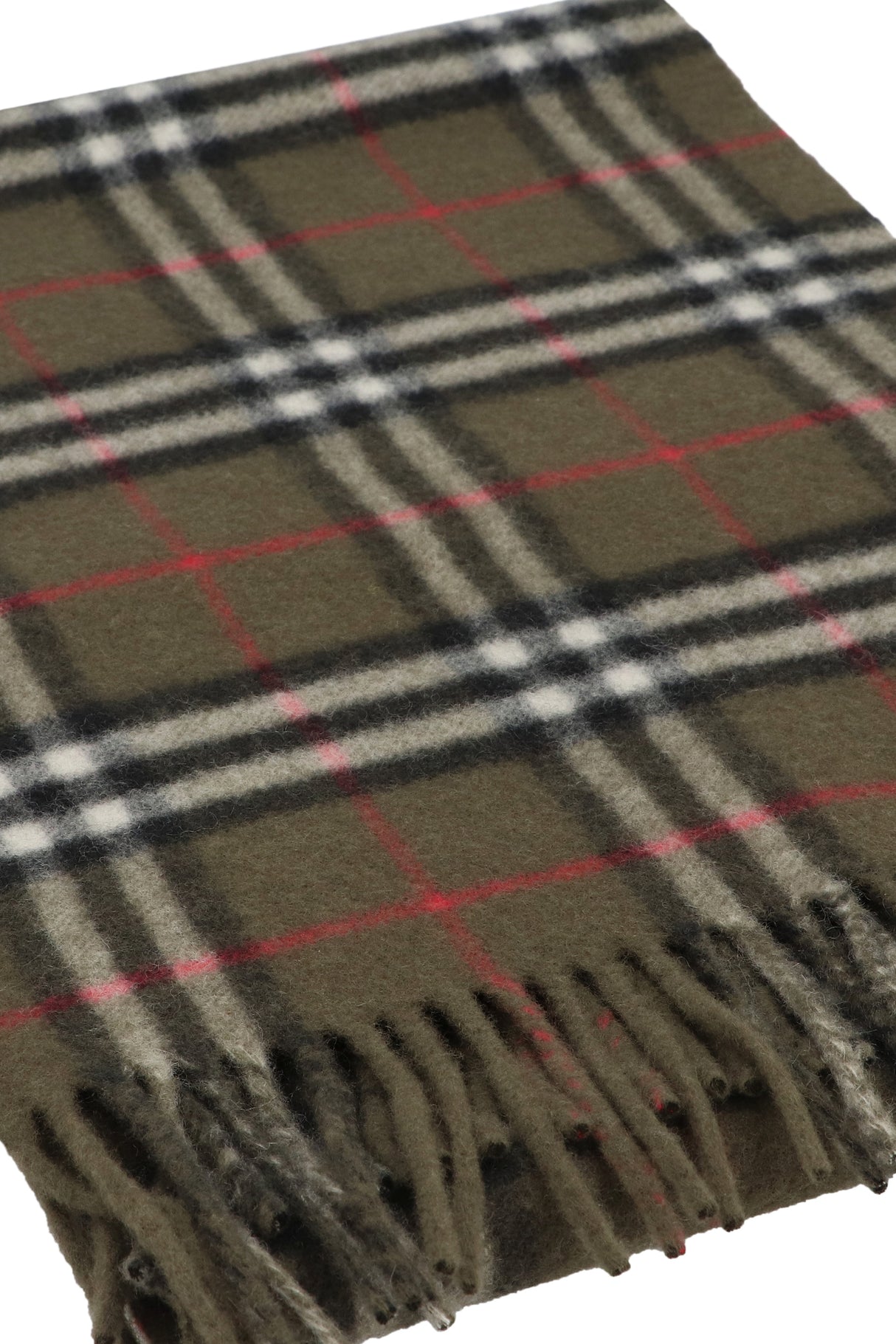 BURBERRY Casual Checkered Design Cashmere Scarf - 168x30 cm