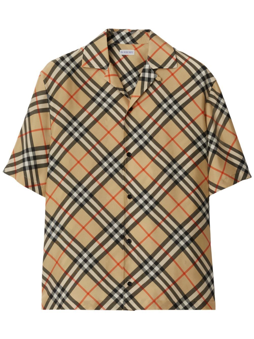 BURBERRY Luxury Silk Sand Shirt