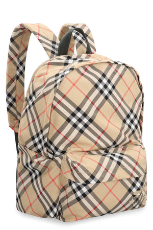 BURBERRY Chic Printed Nylon Backpack 35x41x14 cm