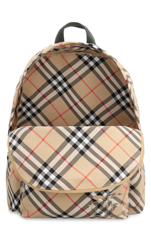 BURBERRY Chic Printed Nylon Backpack 35x41x14 cm