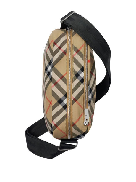 BURBERRY Essential Mini Crossbody Bag in Brown for Men
