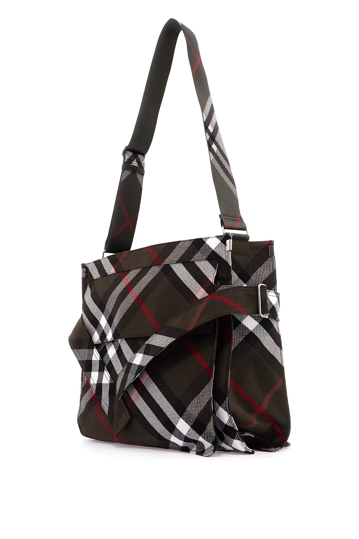 BURBERRY Medium Iconic Check Tote Handbag