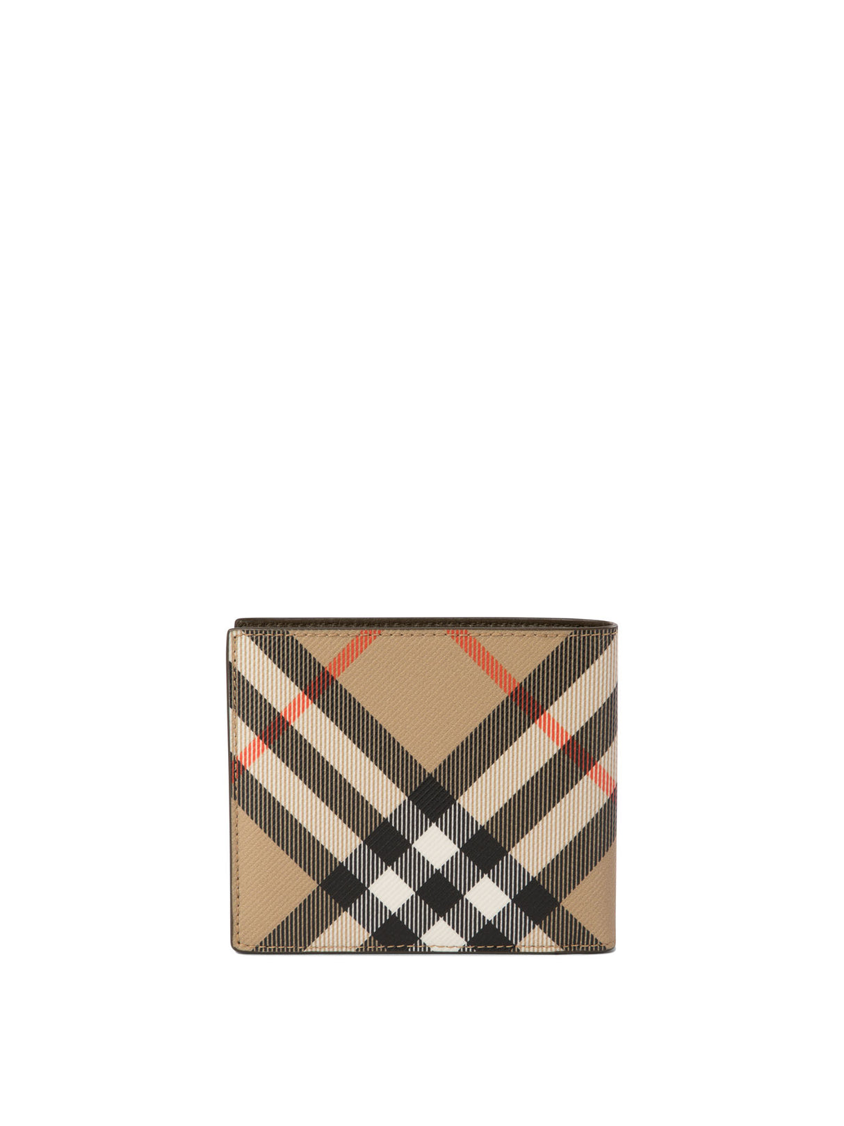 BURBERRY Elegant Leather Bi-fold Wallet