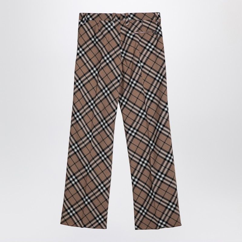 BURBERRY Wool Blend Trousers for Men